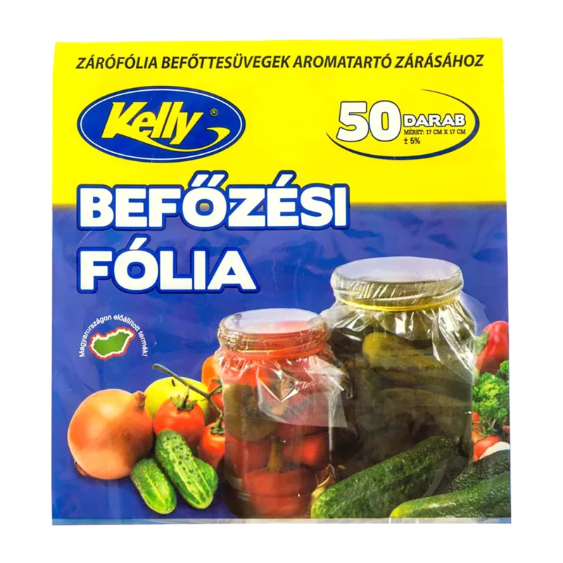 Befőzési fólia, Kelly - 50 db