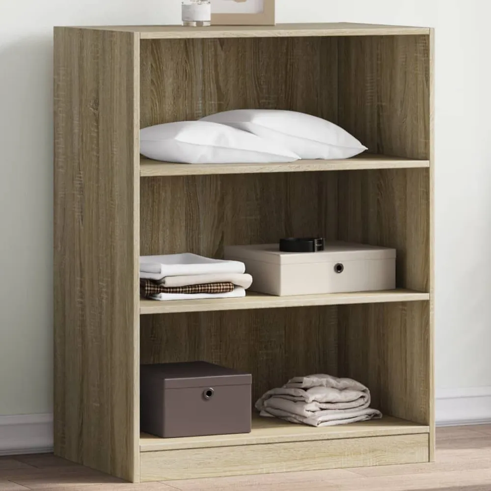 vidaXL sonoma tölgy színű szerelt fa ruhásszekrény 77 x 48 x 102 cm