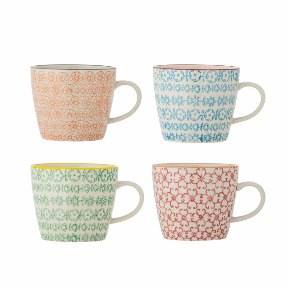 Bloomingville Carla tea- és kávéscsésze szett, 4 darabos