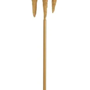 Arany állólámpa papagáj fekete burával 164,5 cm