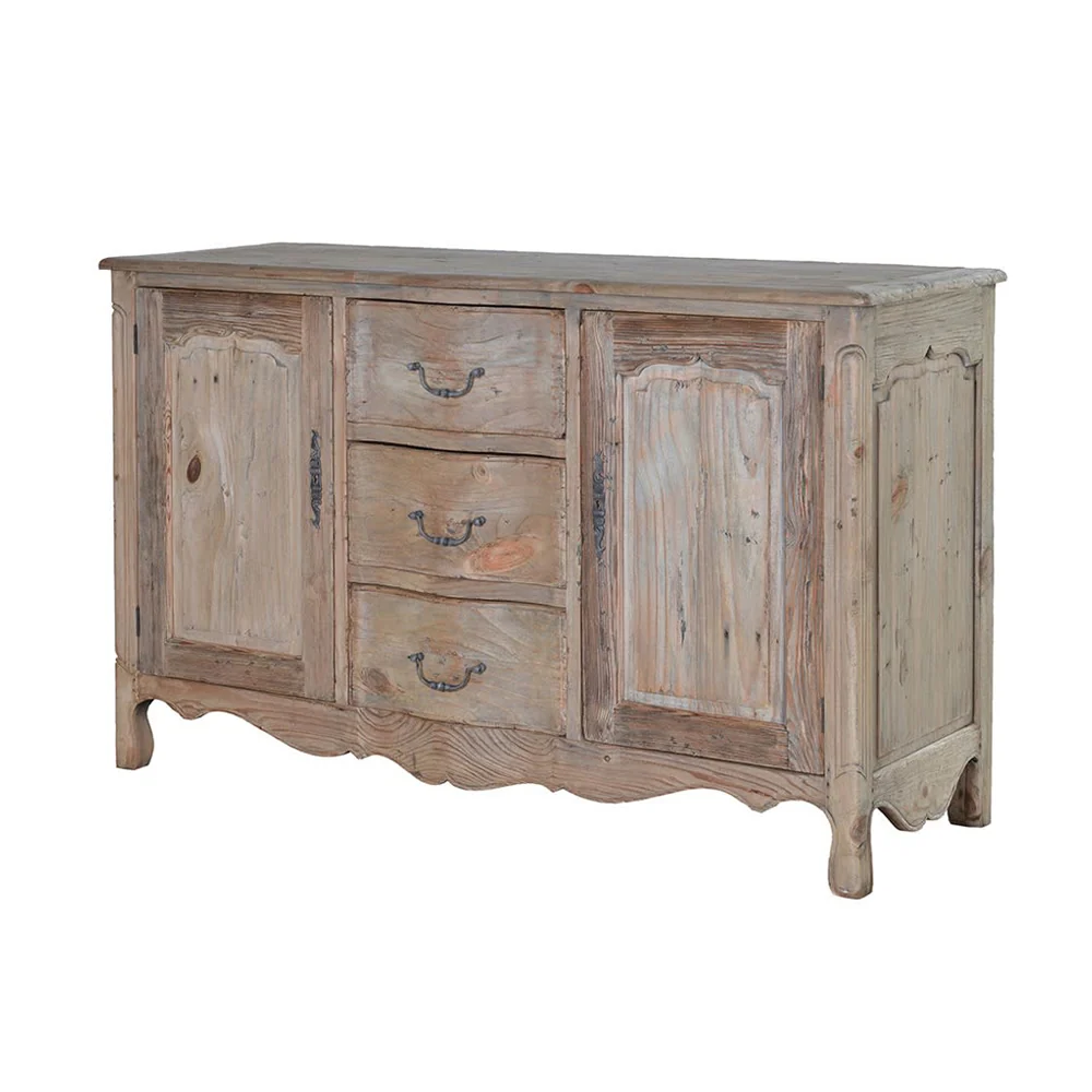 COLONIAL natúr fenyőfa tálaló 143 cm